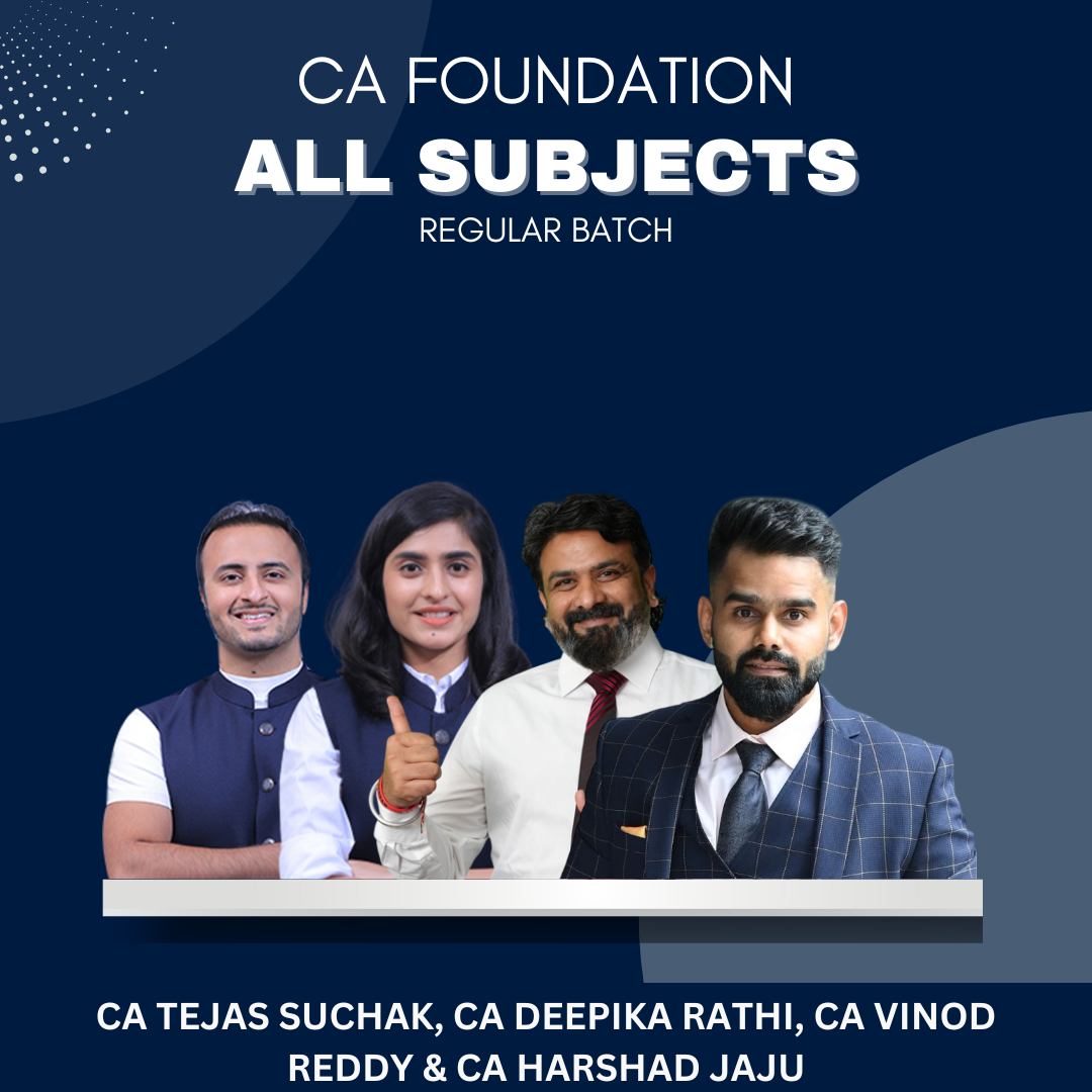 CA Foundation All Subject Combo by Swapnil Patni Classes | For Sep 25 & Jan 26 Exams