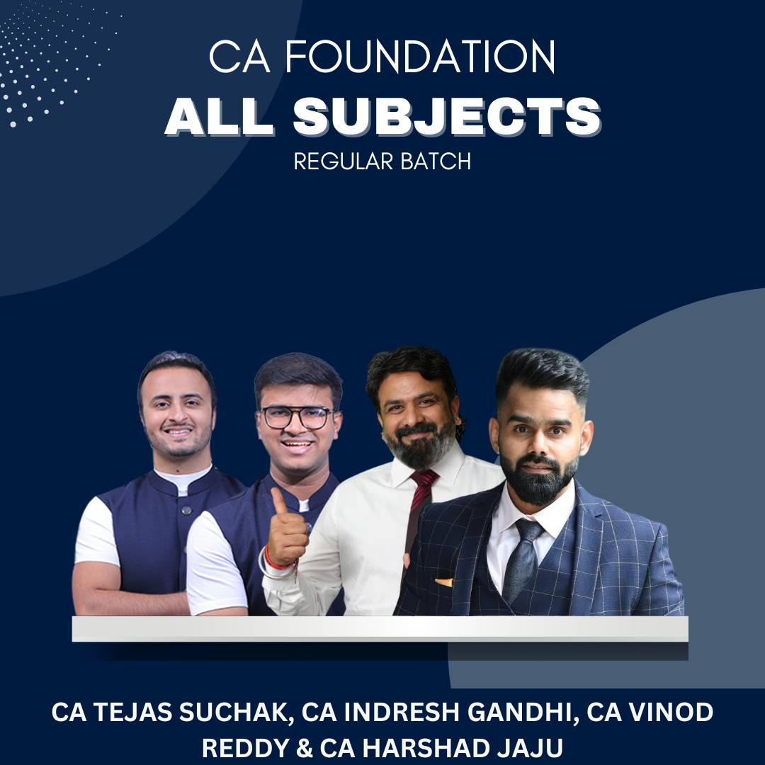 CA Foundation All Subject Combo by Swapnil Patni Classes | For Sep 25 & Jan 26 Exams