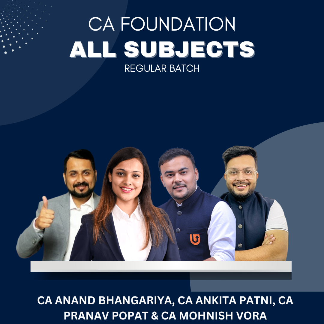CA Foundation All Subject Combo by Swapnil Patni Classes | For Sep 25 & Jan 26 Exams