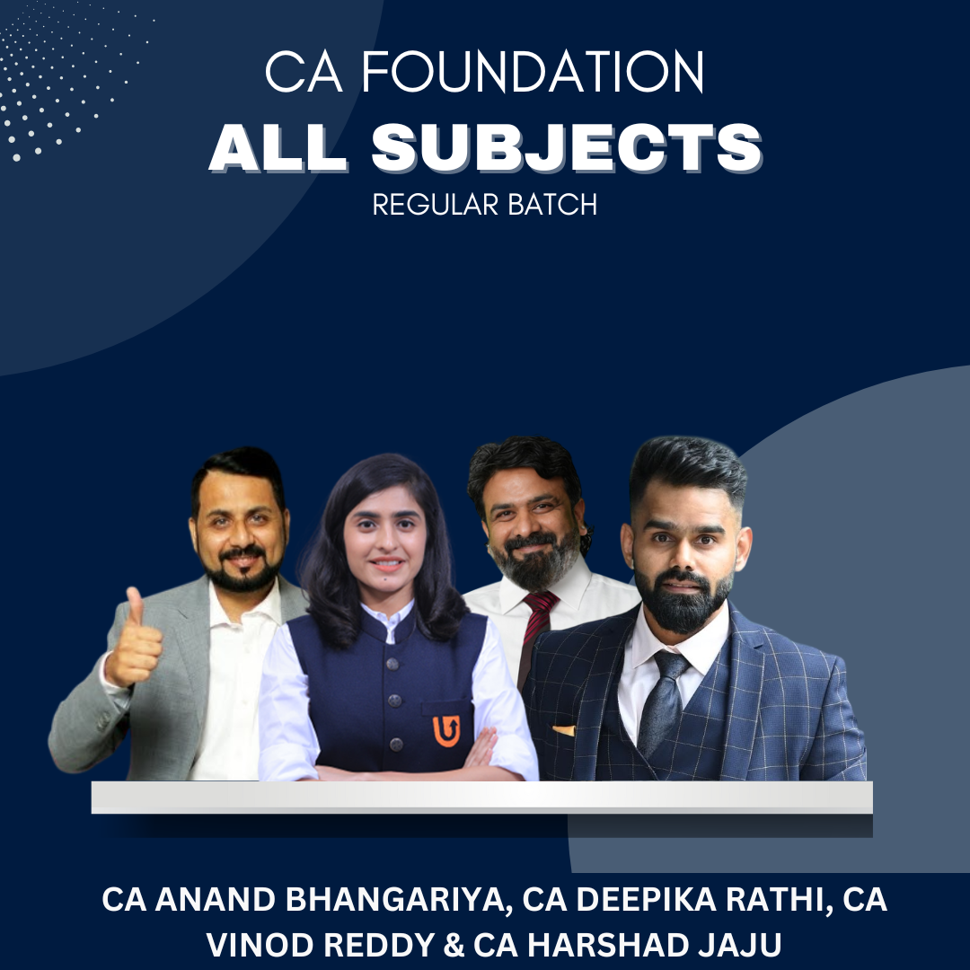 CA Foundation All Subject Combo by Swapnil Patni Classes | For Sep 25 & Jan 26 Exams