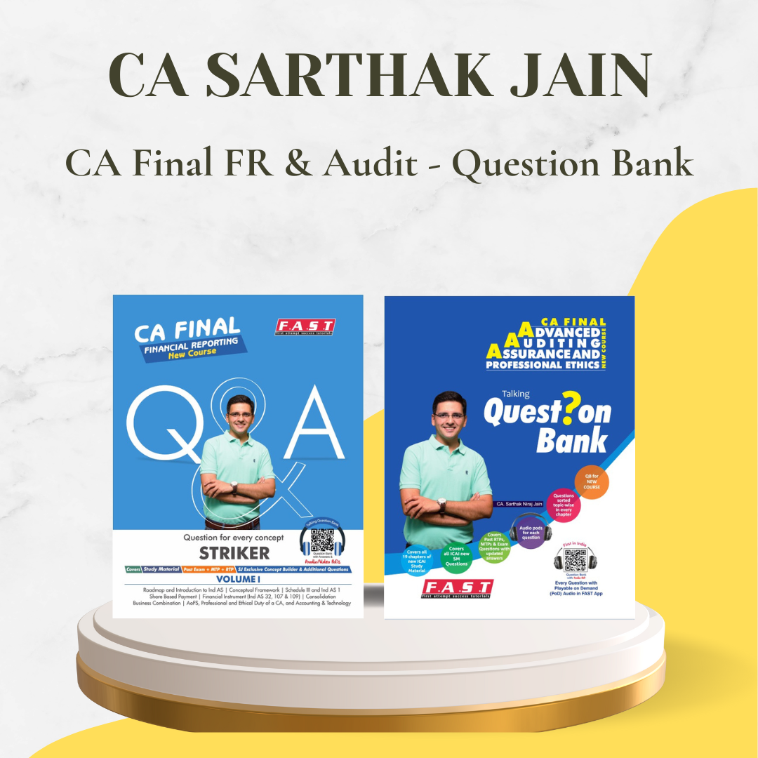 CA Final - FR & Audit Question Bank By CA Sarthak Jain - For Nov 24 Exams