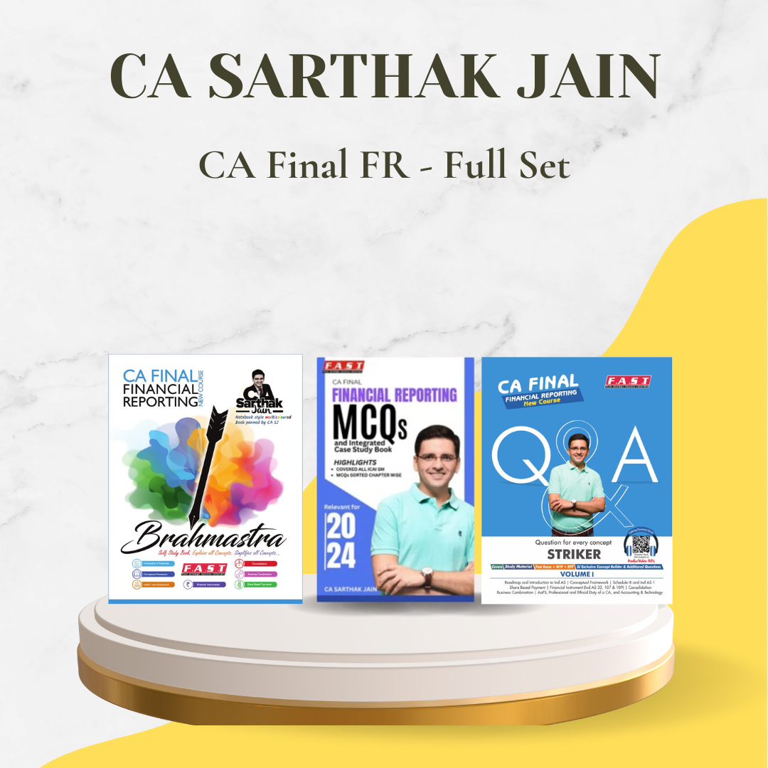 CA Final FR - Books Full Set By CA Sarthak Jain - For Nov 24 Exams